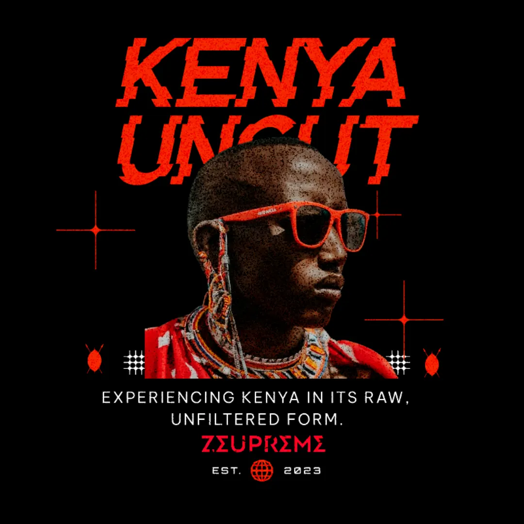 Kenya Uncut poster design by FRAZE Creative